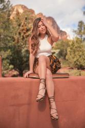 H&M STUDIO SS19: A Glam Explorer in Sedona, Arizona