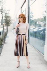 COLORFUL STRIPED SKIRT