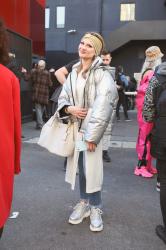 Sci-fi outfit for Iceberg Fashion Show at MFW (Influencer Style)