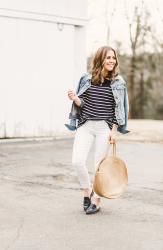 the perfect Breton striped top for spring