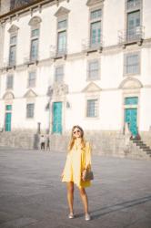 YELLOW DRESS IN OPORTO