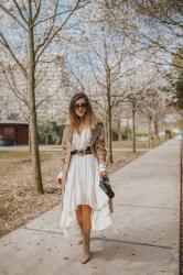 Printemps & Robe Blanche – Elodie in Paris