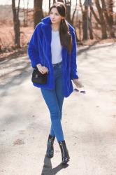 cobalt fur jacket