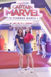 Fangirling for Captain marvel at SM San Lazaro Booth