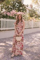 This Cotton Maxi Dress Works Perfectly With A Bump