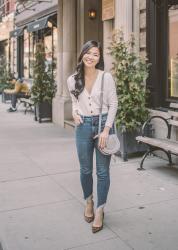 The Softest Button Up Sweater & Jeans