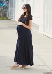 Navy Blue & Baby Bump Too 