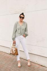 Spring Colors: Sage + White