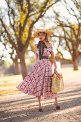 Karina Dresses: Abigail Dress in Rose Trellis