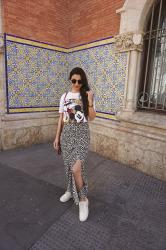 Look de Primavera con falda larga