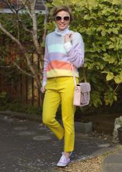What I wore on a Cold Spring day | Pastel Outfit