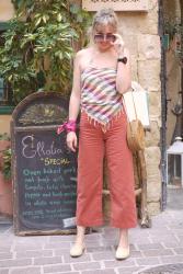 How to style a retro pants for summer…….