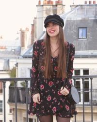 La robe portefeuille fleurie
