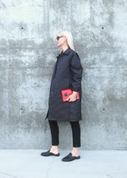 Statement Coat & Bag