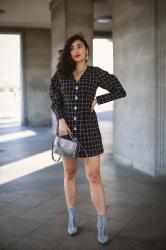 Puff Sleeved Mini Dress