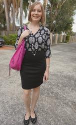 Weekday Wear Linkup! Wearing Dresses As Tops With Pencil Skirts