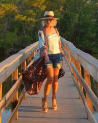 Camisoles + Denim Shorts = Cool Summer Trend