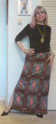 Maxi Skirt Solidarity (History Bonus!) and an Angry Cat