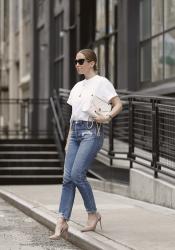 White Tee + Denim Simplicity