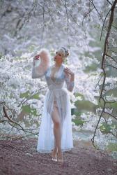 Under Floating Blossoms || New Sheer Robe by Secrets in Lace 