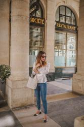 Blouse & Sac en perles – Elodie in Paris