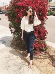 what i wore: adrienne blouse