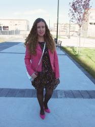 Pink biker and flats