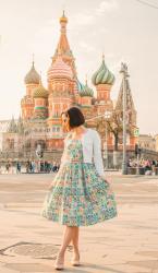 Outfit Fun in Russia – Featuring a Nesting Doll Dress