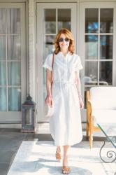 WHITE SHIRTDRESS FOR THE WIN WITH NORDSTROM