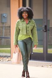 One Way to Wear Olive Green.