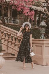 Polka Dot Midi Dress