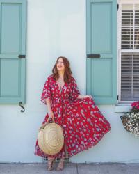 The Custom Floral Wrap Dress From Eshatki that belongs in your summer wardrobe 