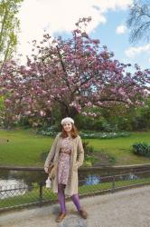 Fashion | Cherry trees in Square des Batignolles, Paris