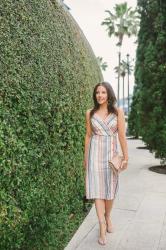 Striped Midi Dress for All of Your Summer Events