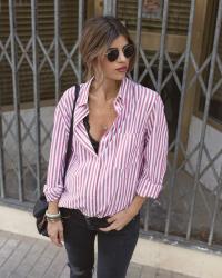 PREGNANT STYLE: STRIPES SHIRT