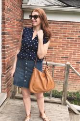 Friday Favorites!! The cutest polka dot top!