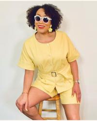 Review: Simplicity 8891 - A Summer Suit with Baby Lock Aventura II Decorative Sewing!