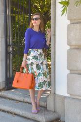 Tropical Linen Skirt