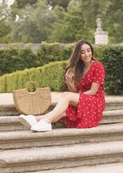 Red Midi Dress For Summer