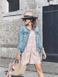 LOOK CON VESTIDO Y CONVERSE