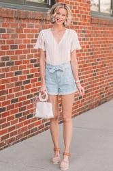How to Wear Paperbag Shorts