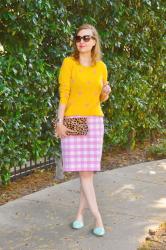 Two Way Tuesdays: Pink Gingham Skirt