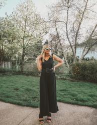 How to Style a Black Jumpsuit