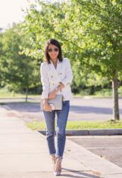 Double Breasted Blazer & Girlfriend Jeans