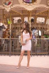 Living in Limbo + Pink Lace Bodycon Dress