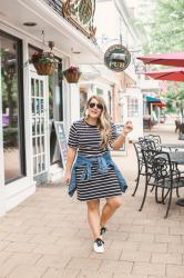 Striped T-Shirt Dress