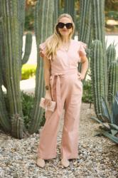 Rachel Parcell Ruffle Jumpsuit