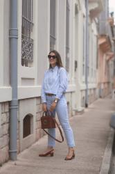 Total look bleu