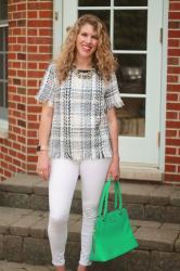 How to Wear Tweed for Summer & Confident Twosday Linkup 