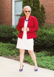 9 to 5 Style in Red, White & Blue